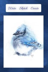 JOURNAL - Blue Jay: 6” x 9” with a matte cover and 240 lightly-lined cream pages for your thoughts, inspiration, and sketches