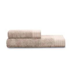 osama home Guzzini Botanical – Bath Towel and Bidet Set OekoTex Certified Cotton and Soft and Smooth Natural Fibres, Bath Towel 60 x 110 cm and Guest Towel 40 x 60 cm, Absorbent, Washable and Durable