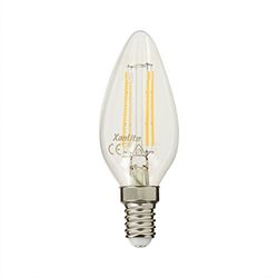 Led-gloeilamp kaars E14 4W cons. 40 W warmwit licht.