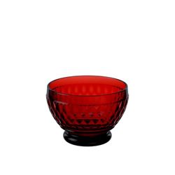 Villeroy & Boch Boston Coloured Tigela para sobremesas, 430 mililitros, vidro, vermelho