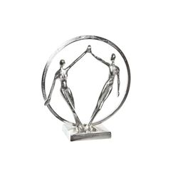 JARRON 24X13X25 METAL BLANCO