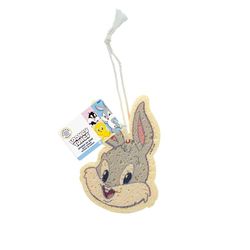 Looney Tunes Gąbka w kształcie Bugs Bunny 13 x 8,5 cm - dla niemowląt - Oficjalny produkt Warner Bros