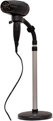 Aidapt Hands Free Blow Hair Dryer Holder Stand Aid With 360 Deg Rotation, Adjustable Height and Stable Non Slip Anti Scratch Base For Use on Table and Counters.