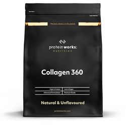Protein Works - Collagen 360, Powder Supplement, Type I & III, High Protein, Unflavoured & Natural, 480g, 32 Servings