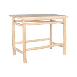 DKD Home Decor Tavolo ausiliario naturale teak 133 x 65 x 105 cm