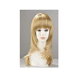 World Wigs Blond peruk med extra lång dödande fyrkant
