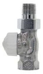 TA Heimeier Th-onderste deel V-exact II RG vernikkeld doorgang 1/2 inch kvs 0,86, 3712-02.000