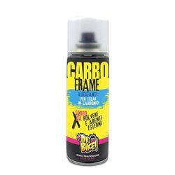 DR. BIKE Carbo Frame. Lucidante spray per telai bici 200 ml. Lucidante per telai in carbonio. Barriera protettiva lucida bici e difesa da corrosione, polvere. Brillantante idrorepellente protettivo.