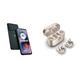 Moto G55 Forest Grey 8+256GB and Moto buds loop w/crystals by Swarovski