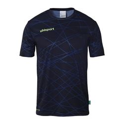 uhlsport Prediction - Maglietta Sportiva a Maniche Corte, per Portiere e Giocatori, per Bambini e Adulti