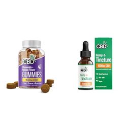 CBDfx 1500mg CBD High Strength CBD Oil & 1500mg CBD High Strength Vegan Sleep Gummies
