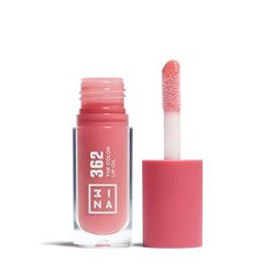 3INA MAKEUP - The Color Lip Oil 362 - Rosa - Balsamo Labbra con Acido Ialuronico - Lucidalabbra 24H Idratazione - Lip Gloss Volumizzanti - Lip Balm Finitura Lucida - Vegan - Cruelty Free