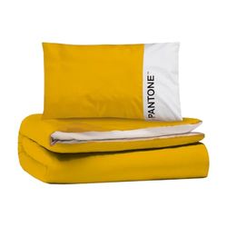 Osama Home PANTONE™ Single Cotton Duvet Cover Set for Single Bed Duvet Cover 155 x 200 cm with Flap 40 cm + Pillow Case 50 x 80 cm, Duvet Cover Set for Single Bed Set
