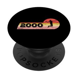 Balonmanista Cumpleaños nacido en 2000 Mujeres Balonmano PopSockets PopGrip Adhesivo