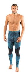 Cressi Hunter Pants Pantalon Rash Guard pour les sports nautiques Unisex-Adult, Bleu Camouflage, XXX-Large