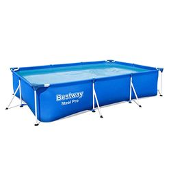 Bestway - Steel Pro Opzetzwembad - 300 x 201 x 66 CM - PVC en Staal - Rechthoekig - 3300 L