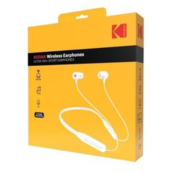 Draadloze hoofdtelefoon voor sport, wit