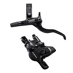 Shimano BL+BR MT400 Aça, kit de travão a disco irregular unissexo para adultos, preto, anterior