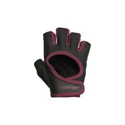 Harbinger Power Gewichtheffen, lederen palm bescherming, workout fitness handschoenen, Merlot, L, Large
