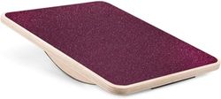 Yes4All ZSM8 Tavola d'equilibrio in plastica Wobble Balance Board/Rocker in legno, tavola d'equilibrio con superficie di 40 cm per la posizione eretta, l'allenamento core, la palestra e l'allenamento domestico, Rosso