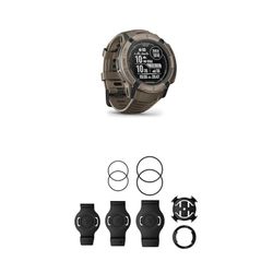 Garmin Instinct 2 Solar Tactical – Rugged GPS Smartwatch with Infinite Battery Life in Smartwatch Mode & QuickFit Band