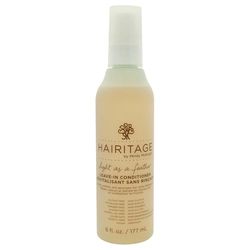 Light As A Feather Leave-In Conditioner by Hairitage By Mindy for Unisex - 6 oz Conditioner