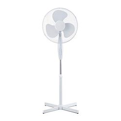 V-TAC VT-4016-3 Ventilador oscilante 40 W de suelo 120 cm 3 aspas de plástico color blanco - SKU 7922