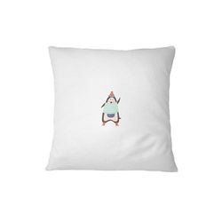 Bona Basics, Funda de cojín Decorativa, decoración del hogar, para sofá, cafetería, Tamaño: 45X45 cm, Color: Blanco