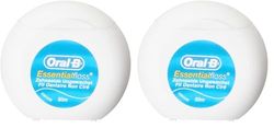 Oral-B Fil dentaire Essentialfloss non ciré, 50 m (Lot de 2)