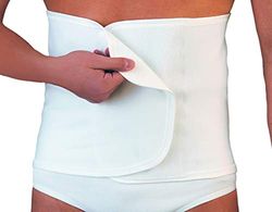 SCUDOTEX Ceinture Elastique Support Couleur Blanche Hâteur 27 cm Taille 5