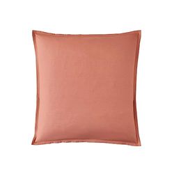Taie d'oreiller en Percale de Coton, Première, Corail, 65x65 cm, Essix