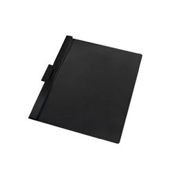 Herlitz A4 Spine Clip File with 30 Sheets Capacity - Black (5 Pieces)