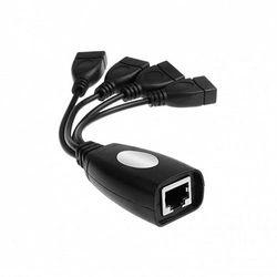 Unotec S7805155 Ethernet-naar-USB-adapter, volwassenen, uniseks, meerkleurig, standaard