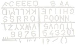 Legamaster 7 – 606100 radiali lavagna del set di lettere Buchstabenhöhe 20 mm