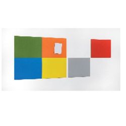 Planning Sisplamo 421771 - Pack de 2 corchos adhesivos, 40 x 50 cm, color rojo