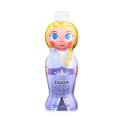 Disney Frozen 2-in-1 Kids Hair Shampoo & Body Wash – 400ml | Fruity Floral Scent | Vegan, Paraben-Free, Natural | Hydrating & Dermatologically Tested Head-to-Toe Wash for Children Ages 3+