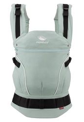 manduca FIRST Porta-bebés > Mint < mochila porta-bebés ergonómica, algodão orgânico, extensão de costas patenteada, para recém-nascidos e bebés de 3,5 a 20 kg (verde)