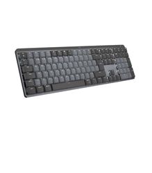 Logitech MX Mechanical Tastiera Retroilluminata Wireless, Bluetooth, USB-C, Layout US Int QWERTY, Grigio