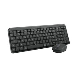 Logitech MK250 Combo de ratón y Teclado inalámbricos Bluetooth : conectividad rápida y Sencilla, Teclado inalámbrico Compacto, ratón ambidiestro, diseño Duradero, Windows/macOS - AZERTY