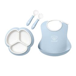BabyBjörn Maaltijdset, 4 stuks, Poederblauw