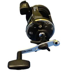 Okuma Magda Pro Line Counter Levelwind Trolling Rulle, liten, svart/silver, MA-30DLX