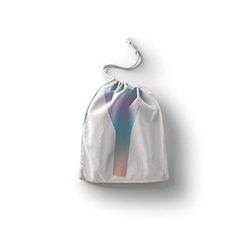 Bonamaison Impreso Algodón Bolsas con Cordón, Bolsa con Cordel para el Hogar y el Almacenamiento de Verduras, Bolso de Compras, Plegable, Ecologica, Reutilizables, Tamaño: 40x50 Cm