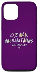 Carcasa para iPhone 12/12 Pro Montañas Ozark Arkansas - Montañas Ozark AR Acuarela