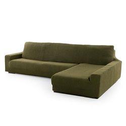 SOFASKINS® copridivano chaise longue super elasticizzato, copridivano braccio destro lungo, design esclusivo, copridivano resistente, dimensioni compatibili divano (210-340 cm), Colore Erba