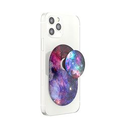 PopSockets: PopGrip pour MagSafe - Support et Poignée pour Smartphone et Coques avec un Top Interchangeable - Blue Nebula