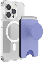 PopSockets: PopWallet + para MagSafe - Anillo Adaptador para MagSafe Incluido - Tarjetero con Top Intercambiable Integrado para Smartphones y Carcasas - Deep Periwinkle
