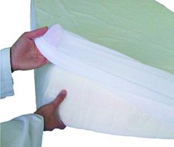 Protège-matelas en tissu éponge imperméable, 105 x 190