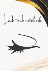 Lash tech notebook