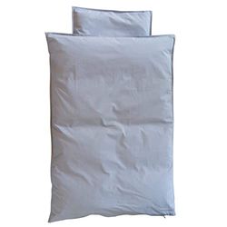 Uno Image omhu – Percale babysängkläder 70 x 100 – ljusgrå (100302022)
