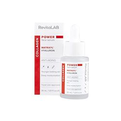 RevitaLAB Power Face Serum med kollagen och Matrixyl™. En koncentrerad produkt speciellt utformad för effektiv hudvård mot tecken på åldrande